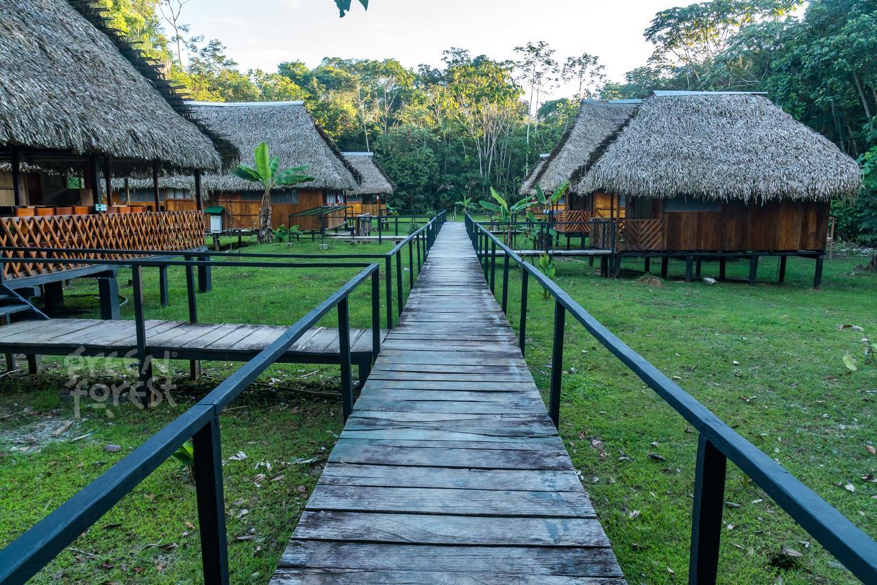 Green Forest Ecolodge Puerto Montufar Exterior foto
